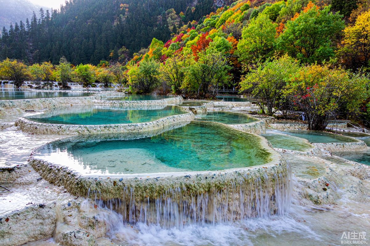 九寨沟风景照片